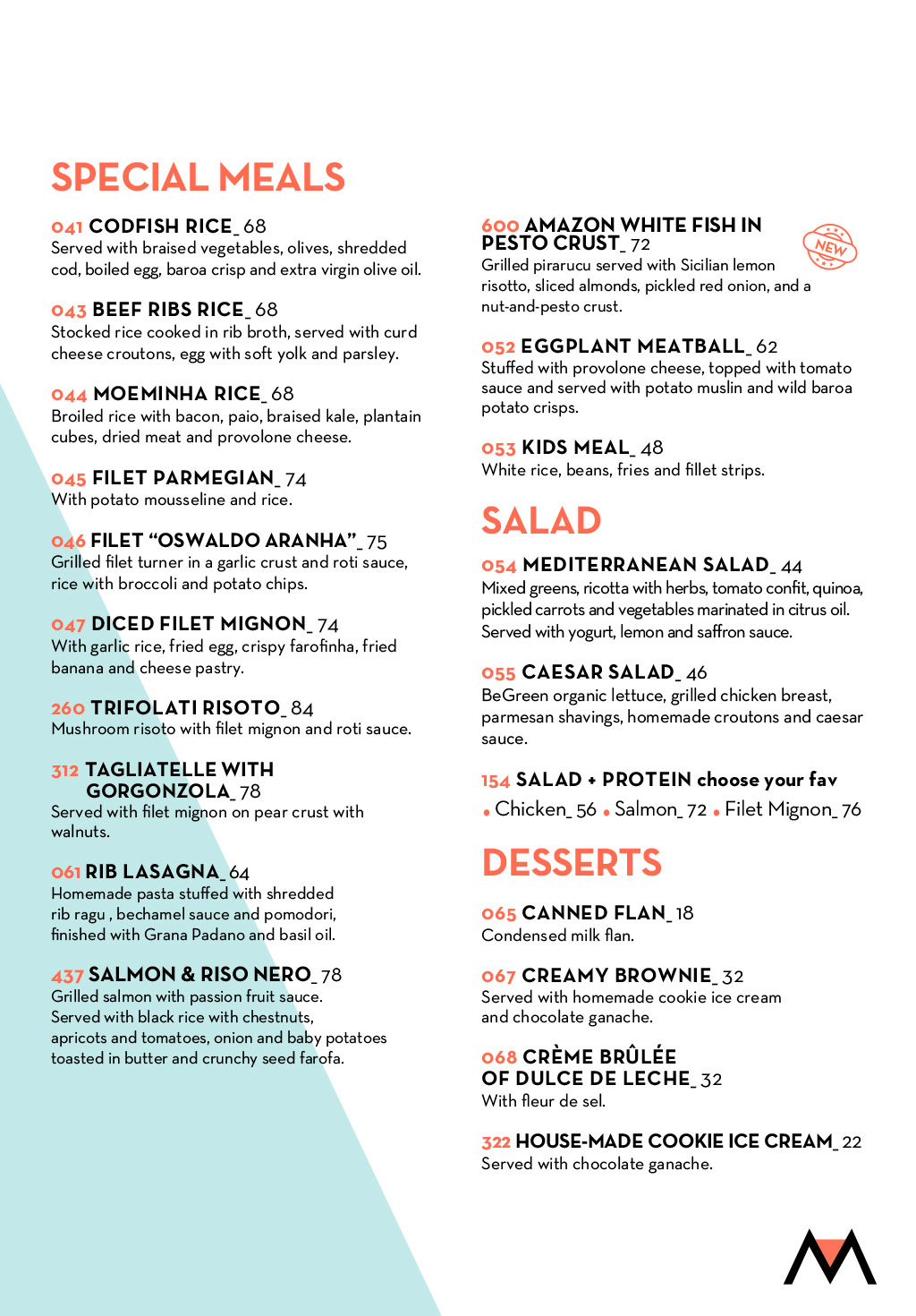 See the menu in english - Page 6