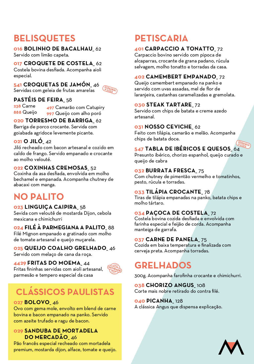 Cardápio 3