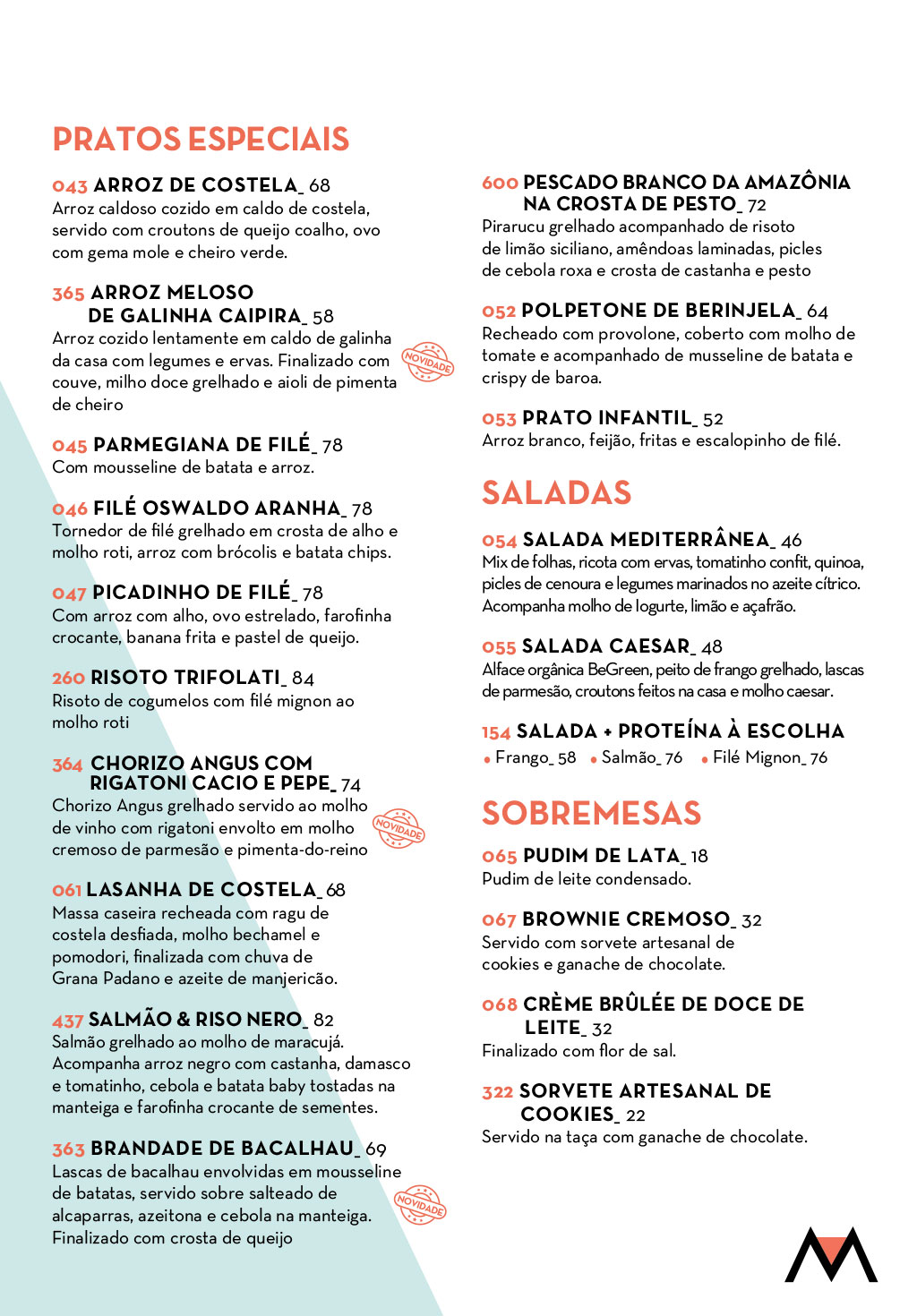 Cardápio 4