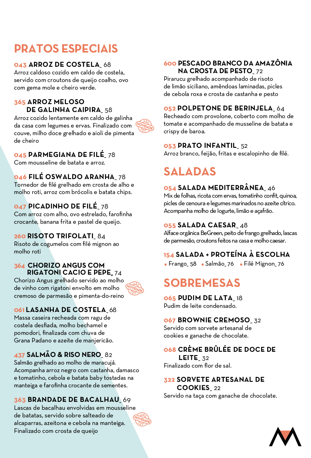 Cardápio 4