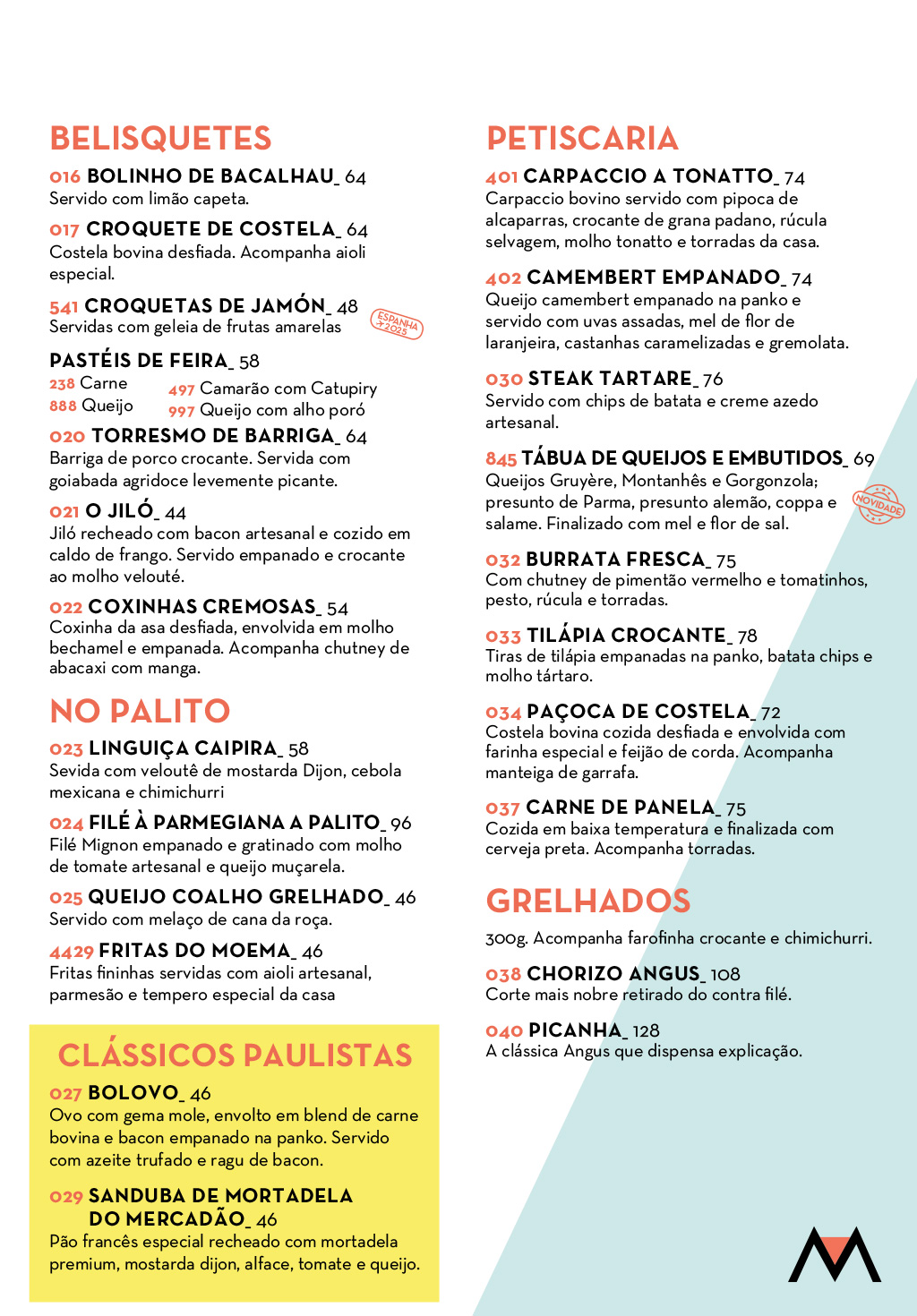 Cardápio 3