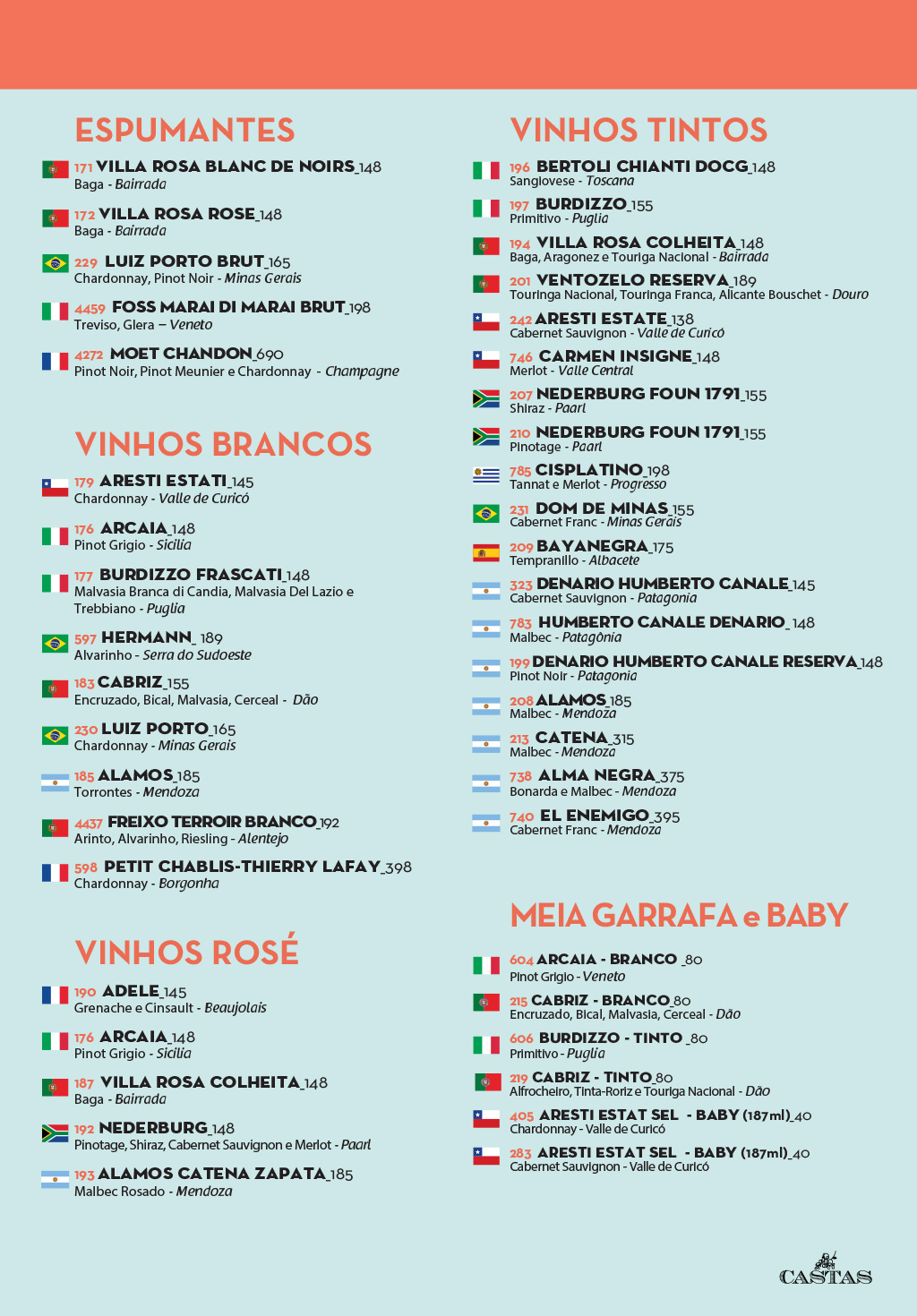 Cardápio 9