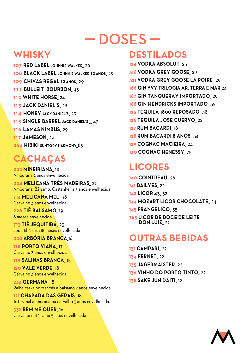 Veja o cardápio em português - Página 5